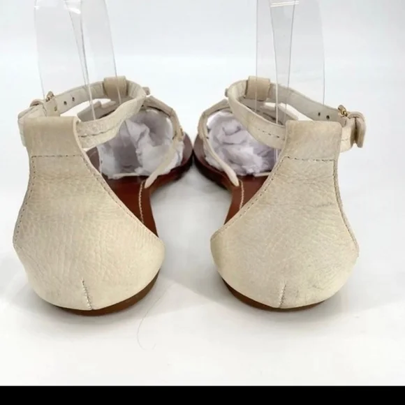 Tory Burch Cream and Tan Sandals - Picture 6 of 6
